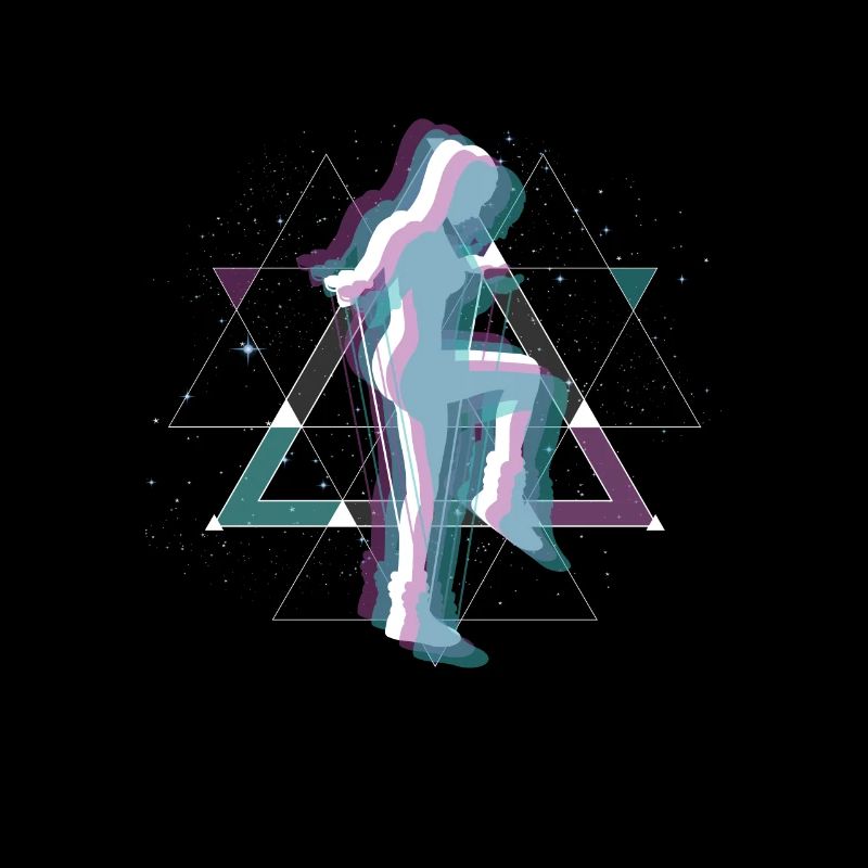 Vaporwave Space Saut à la corde