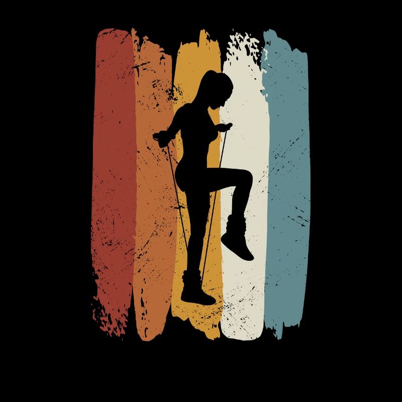 Saut à la corde rétro