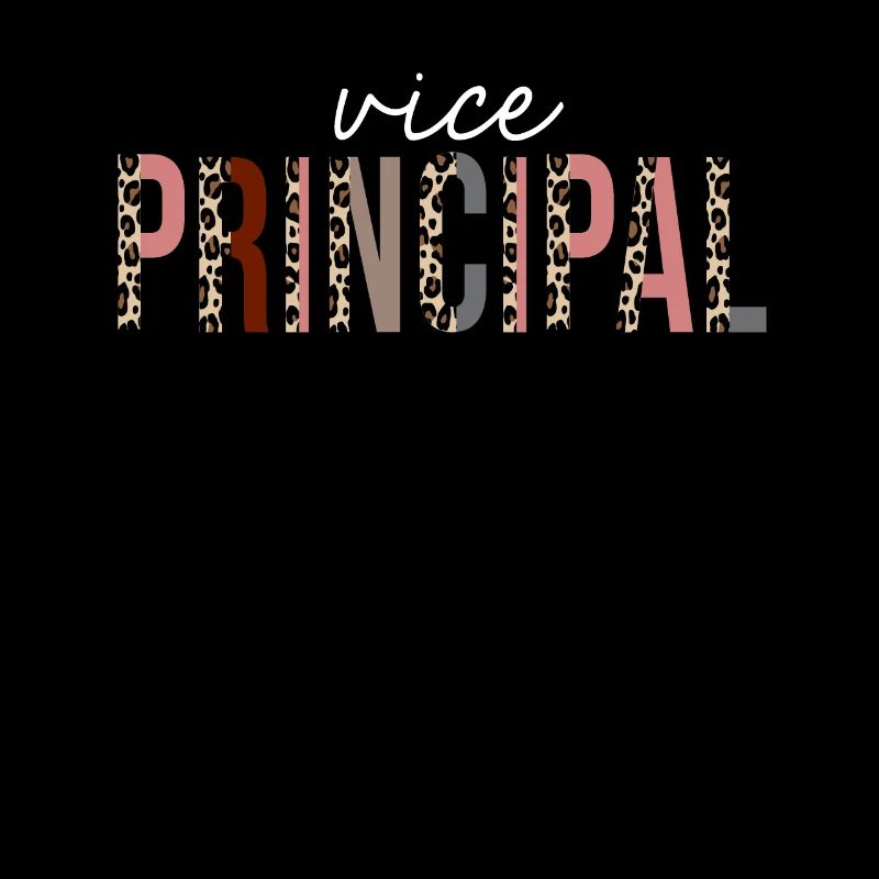 Vice Principal Leopard Print Funny Gift