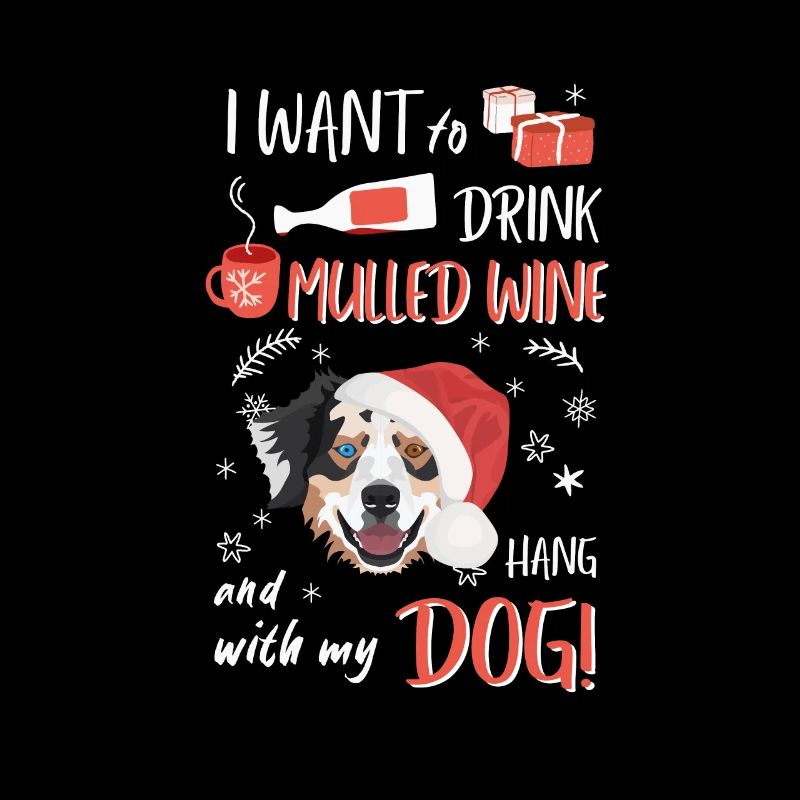 Berger australien Vin chaud Noël