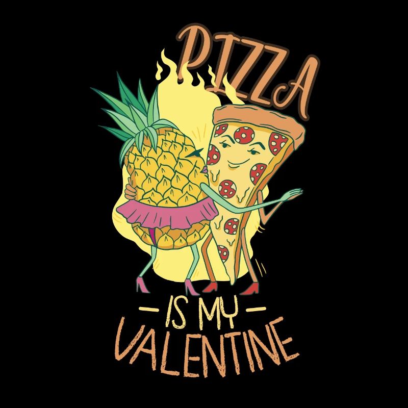 La pizza est ma Saint-Valentin