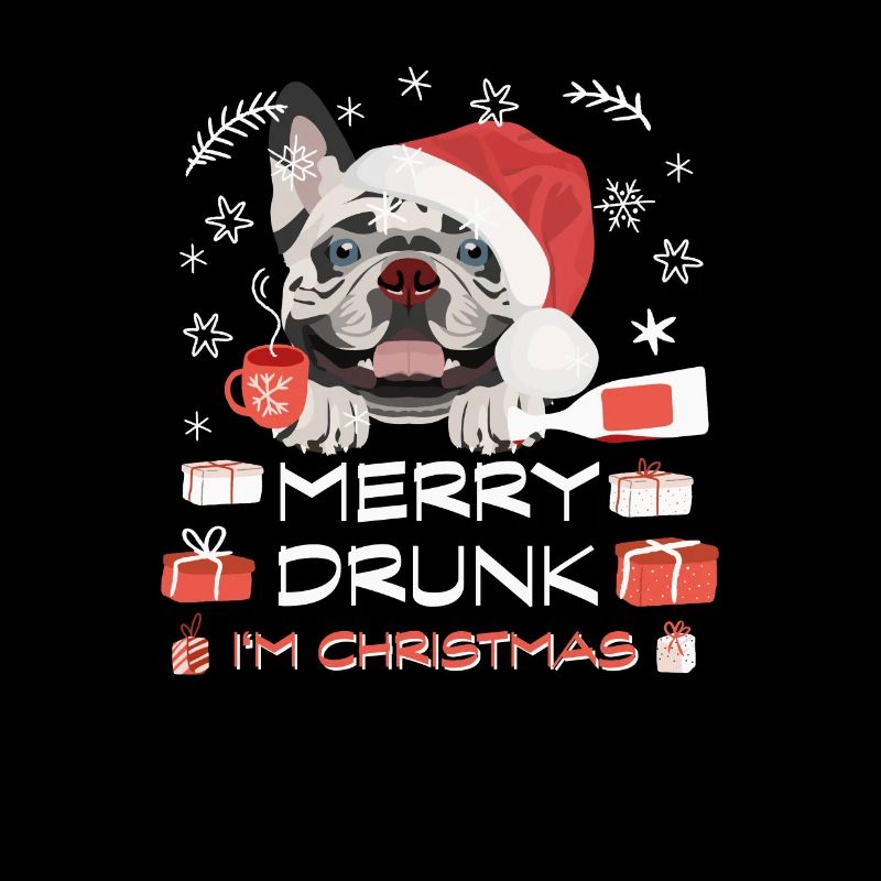 Français Marché de Noël Bulldog