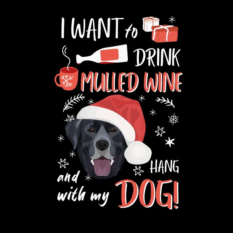 Labrador vin chaud Noël
