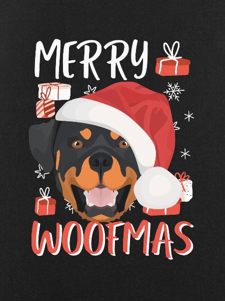 Rottweiler Merry Christmas
