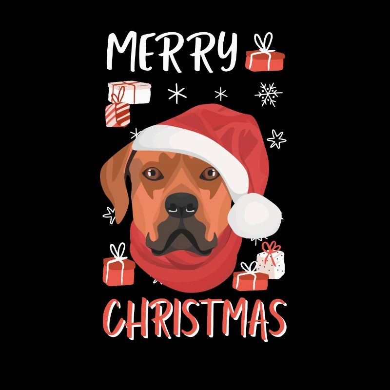 Rhodesian Ridgeback Joyeux Noël