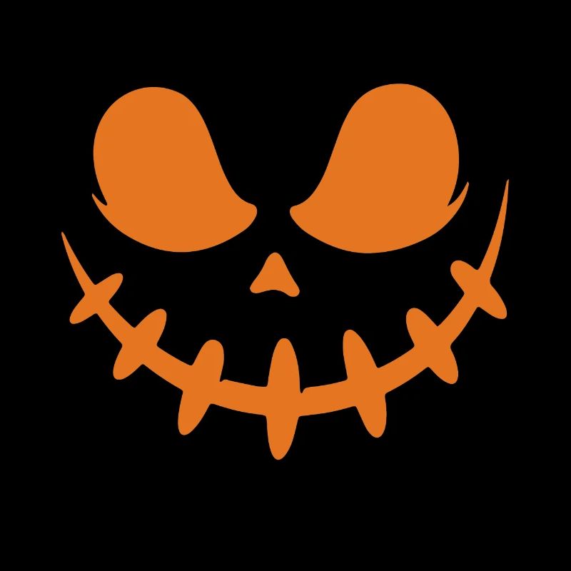 Jack O Lantern effrayant sculpté visage de citrouille Halloween