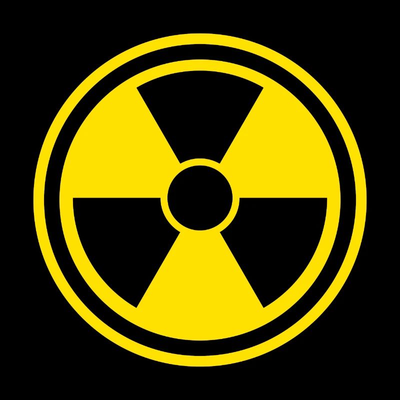 Warnschild Nuclear