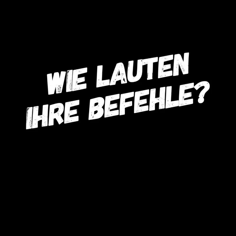 ich warte auf Befehle