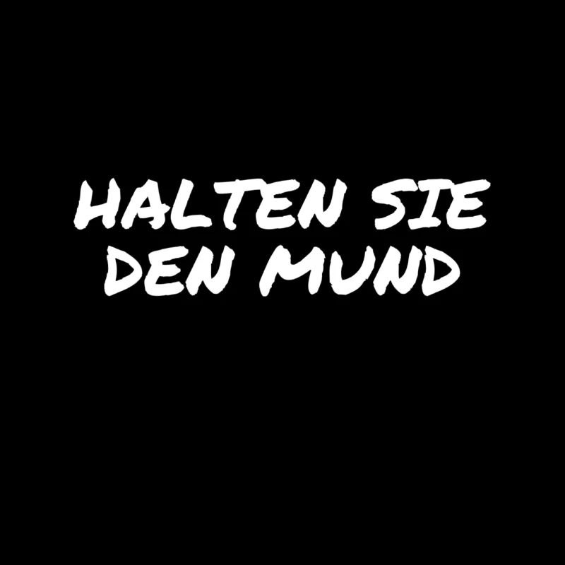 bitte Mund halten