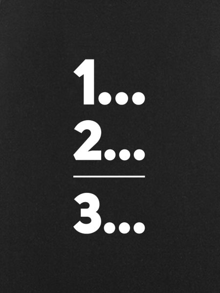 First, second, third