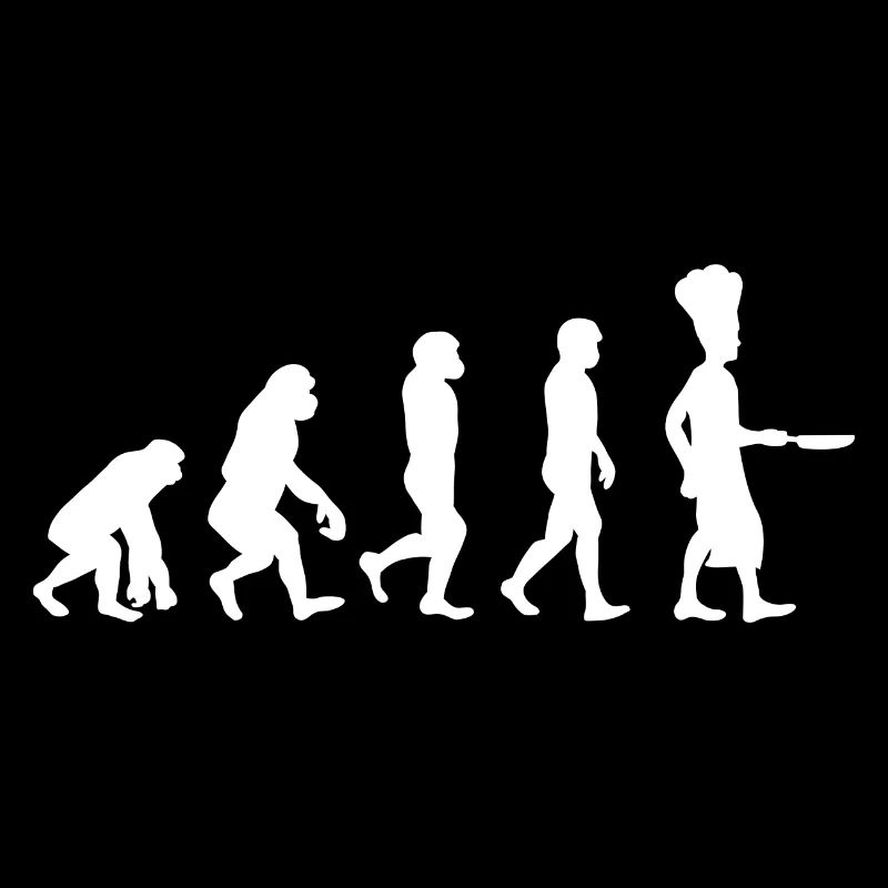 Koch Evolution Köchin Kochen Restaurant Kochkunst