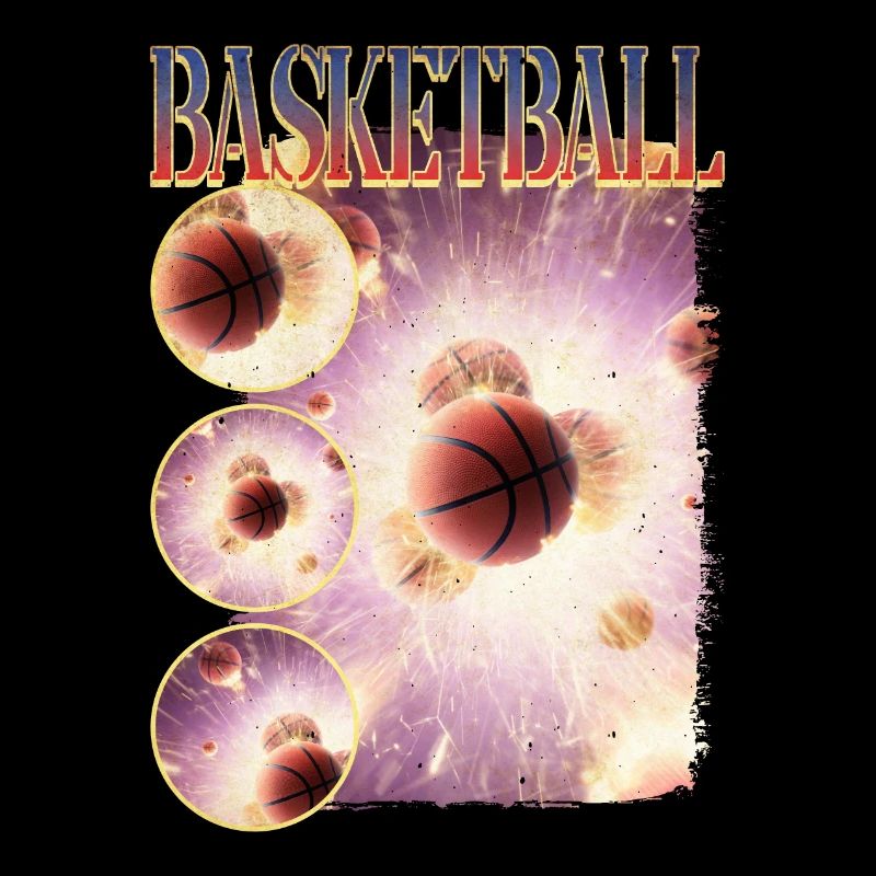 Basketteur Basketteur Dunking Sport Vintage