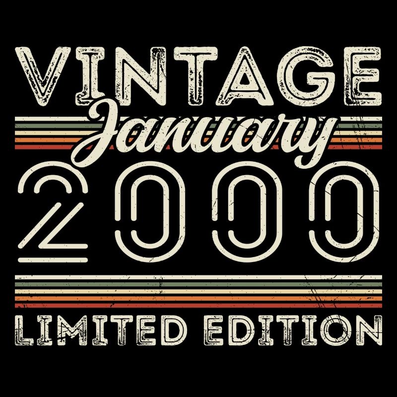 Janvier 2000 Volume 2000 - Anniversaire Janvier 2000