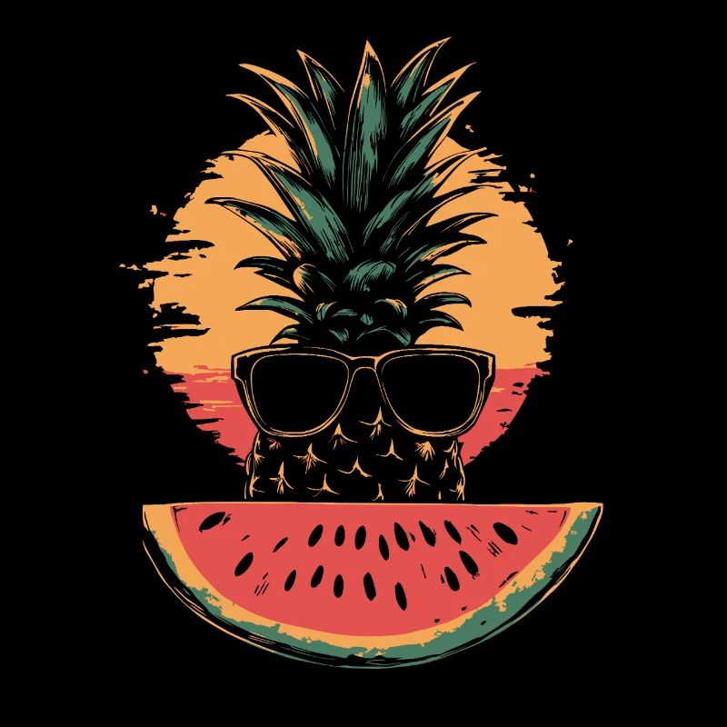 Pineapple and watermelon