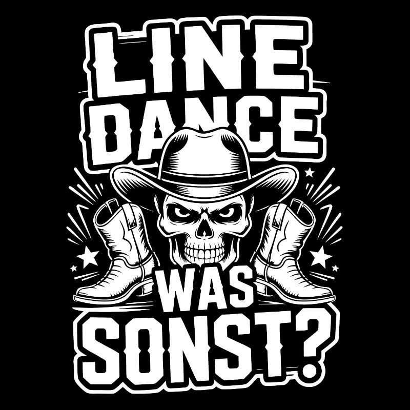 Line Dance Was Sonst Skull