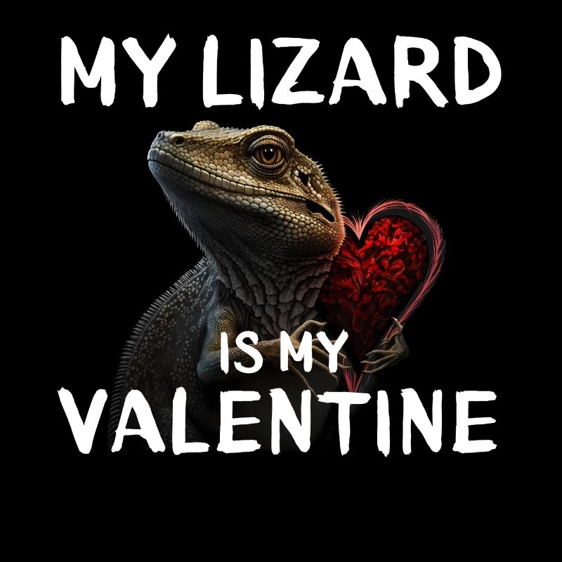 Eidechse Valentinstag