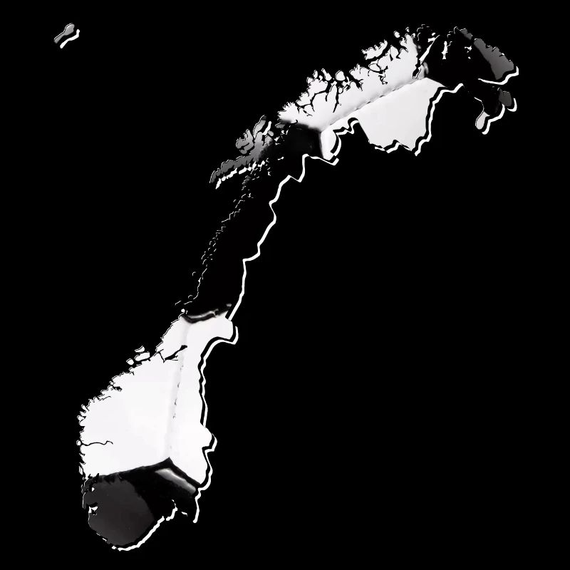 Norway map frames real football