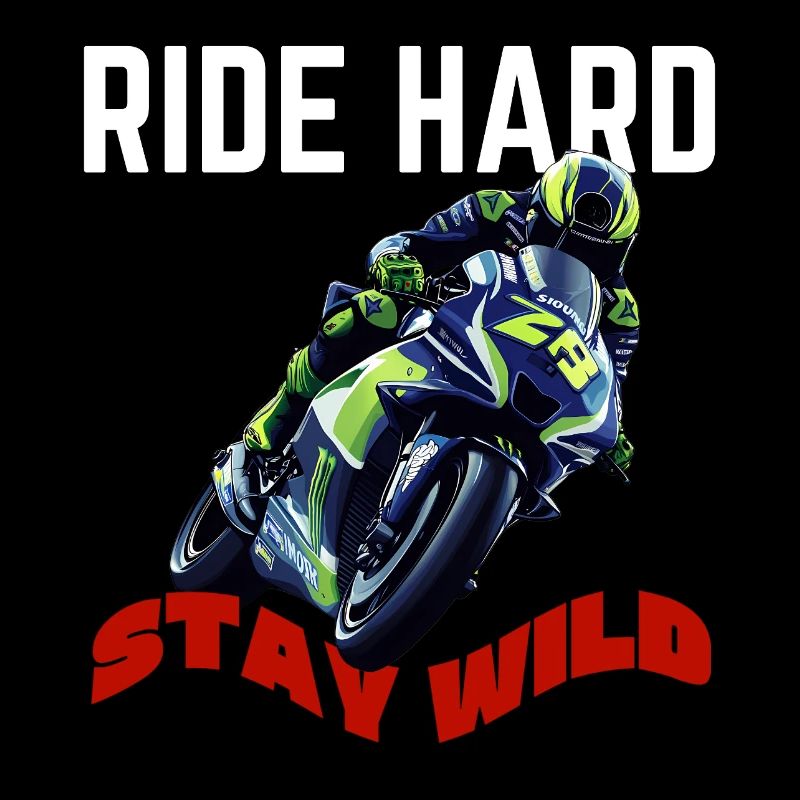 Ride Hard, Ride Free – Biker-Geschenk