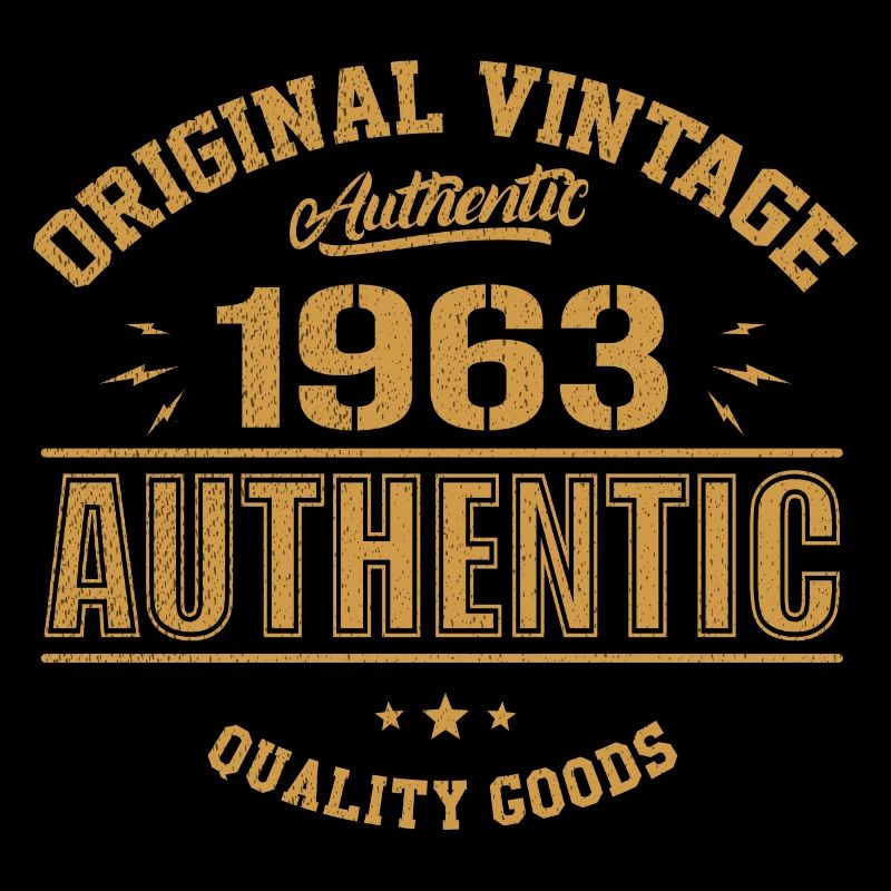Authentic 1963 Cadeau D'anniversaire Original 1963