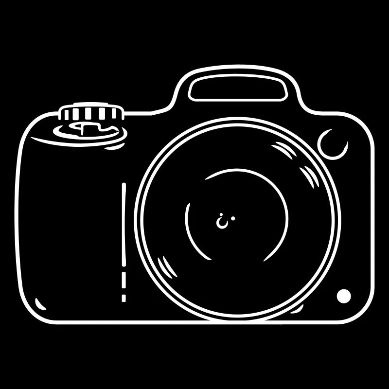 DSLR Camera (1c, Clear Lines)