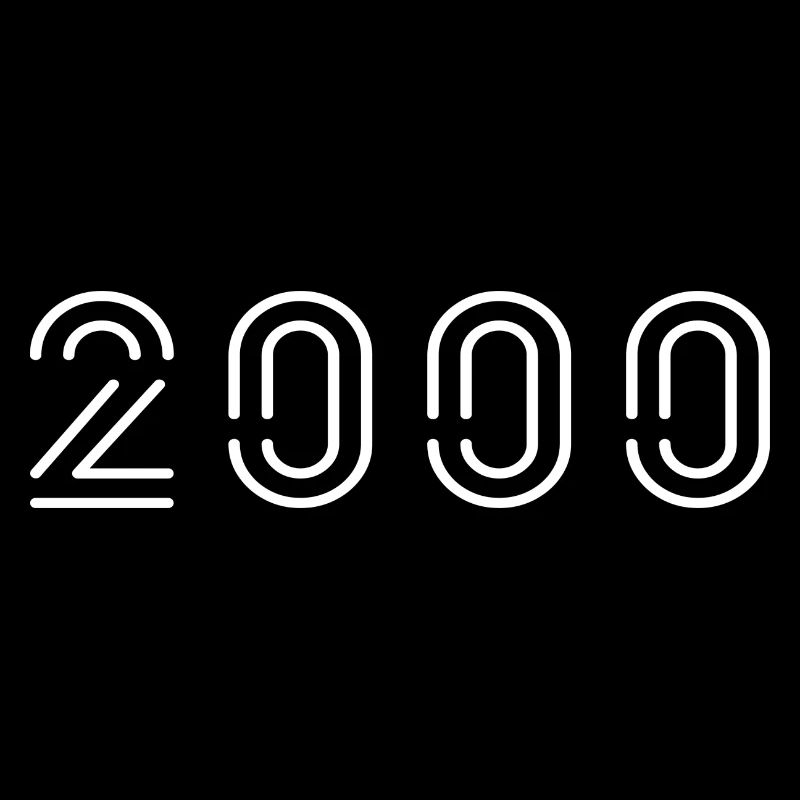 2000 Millésime Né Millésime Anniversaire 2000