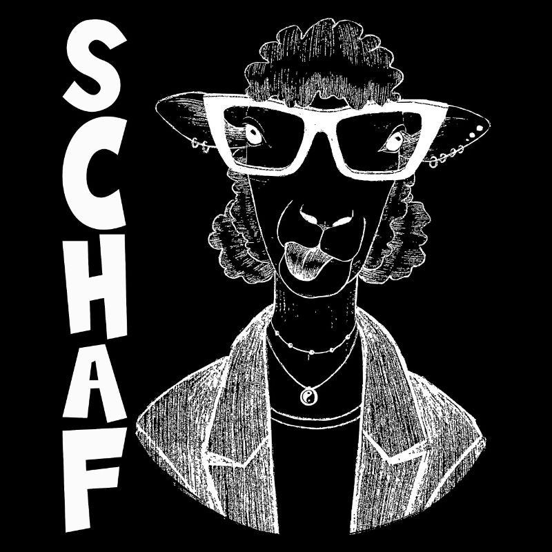 Schafe braucht der Schäfer, lustiges Schaf