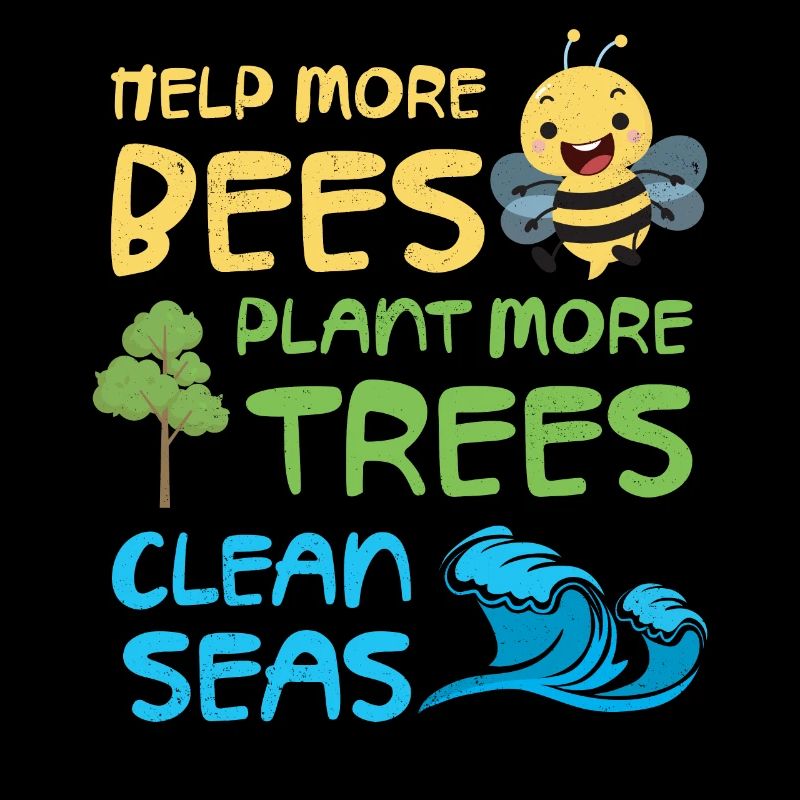 Help more bees, plant more trees,