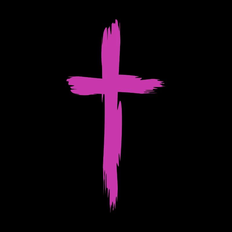 Croix christianisme religion violet