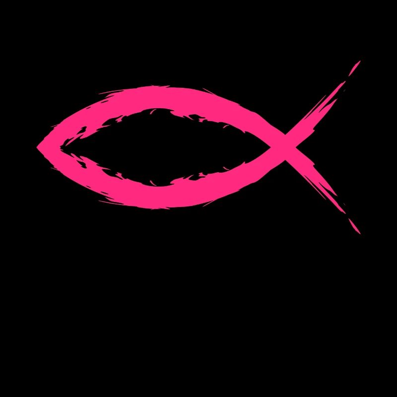 Fisch Christentum Symbol Religion Kirche Rosa