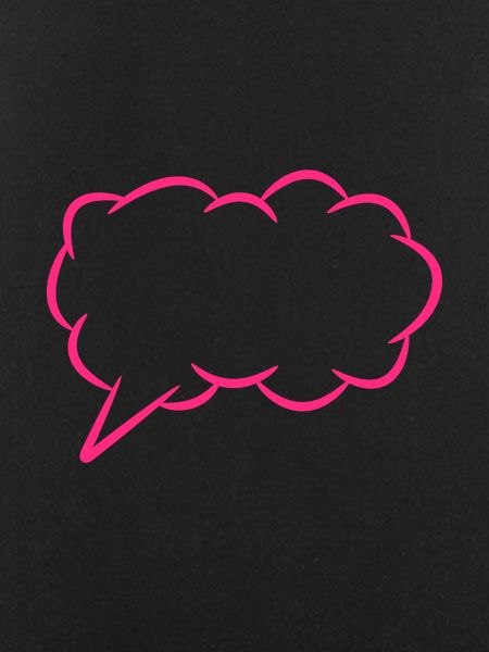 Speech bubble thought bubble