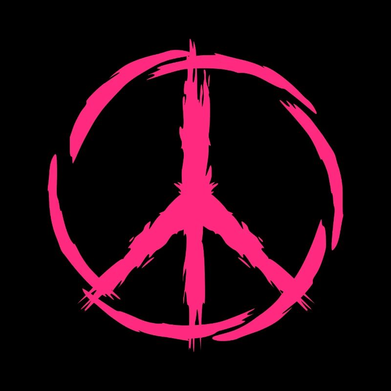 Peace Symbol Rosa Frieden Freiheit