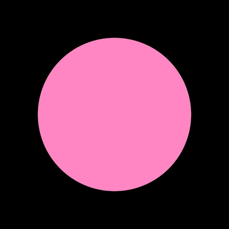 Cercle Symbole Rose