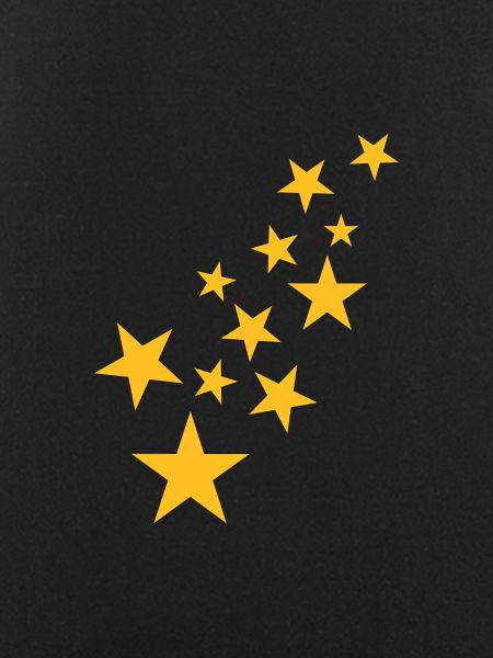 Star symbol asterisk pattern