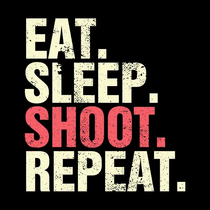 Manger Sleep Shoot Répéter Clay Pigeon Shooting
