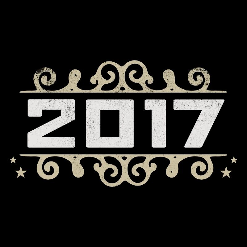 Millésime 2017 Rétro Anniversaire 2017 Millésime 2017