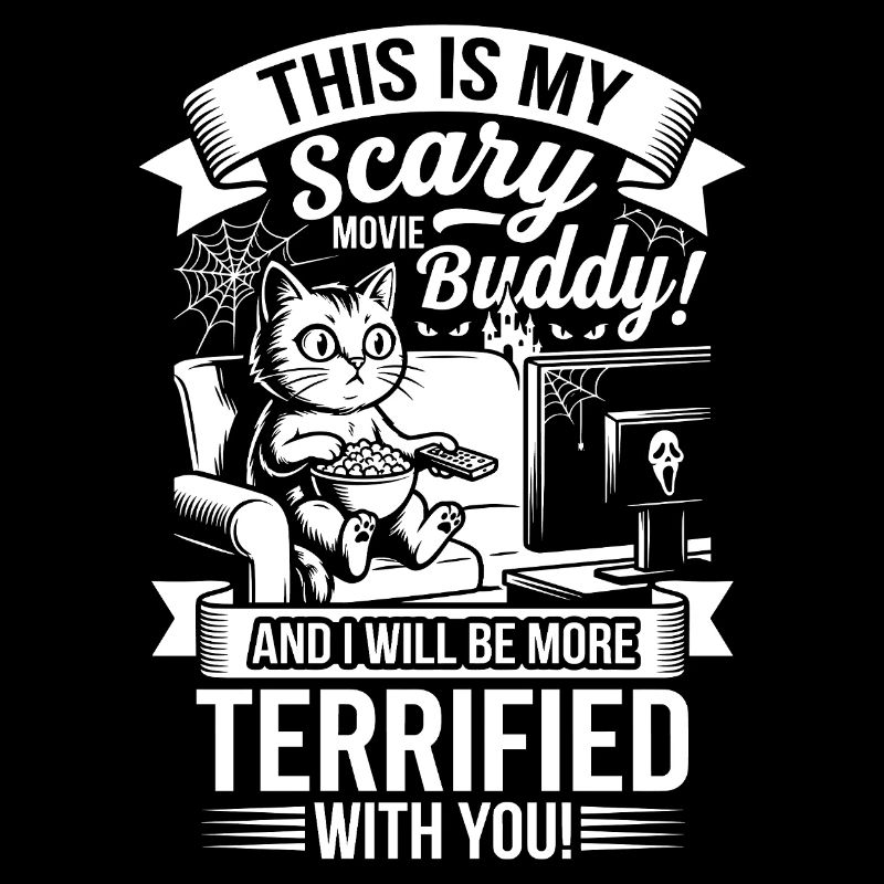 Scary Cat Cuddly Friend