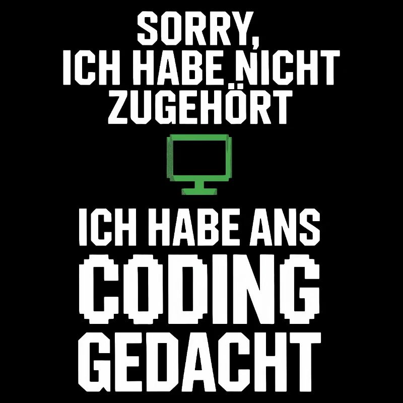 Désolé, j’ai pensé à coder