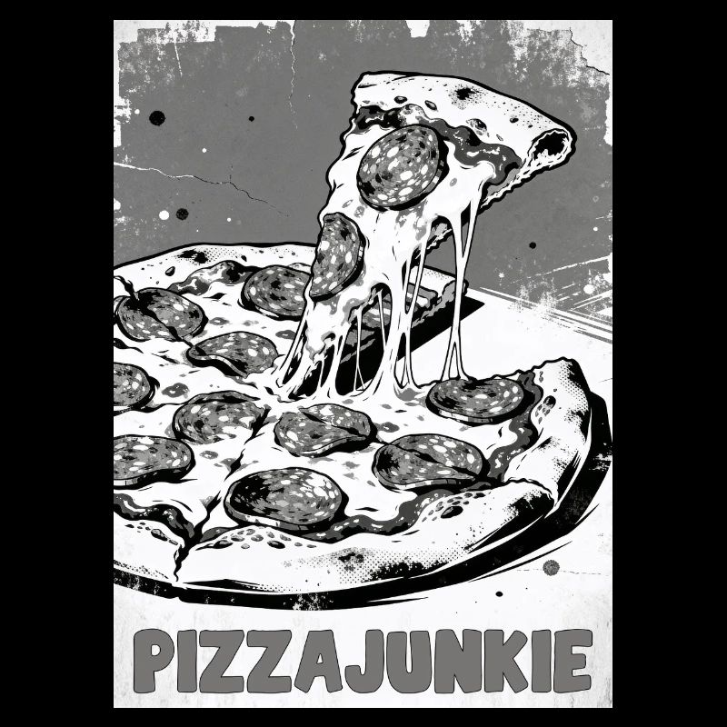 Graphique de tranche de Pizza Junkie