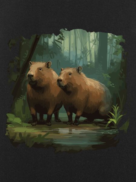 Capybaras capybara