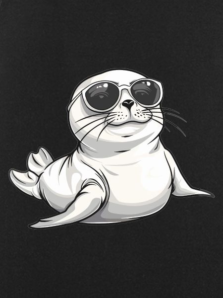 Cool seal with sunglasses