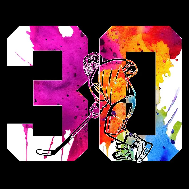 NUMMER 30 EISHOCKEY 30. GEBURTSTAG