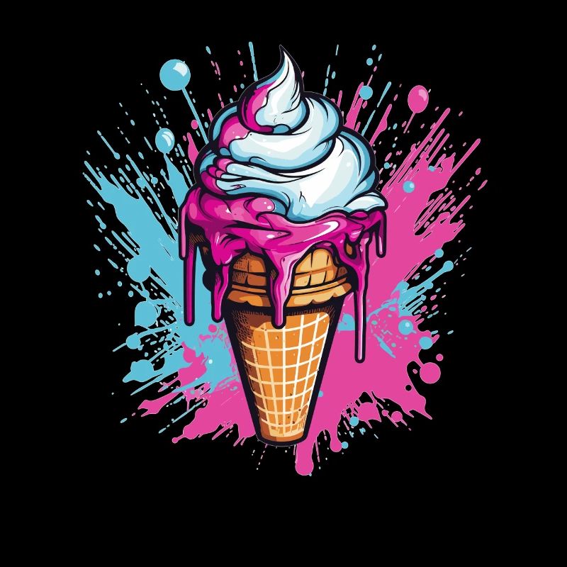 Pop Art Style Cream