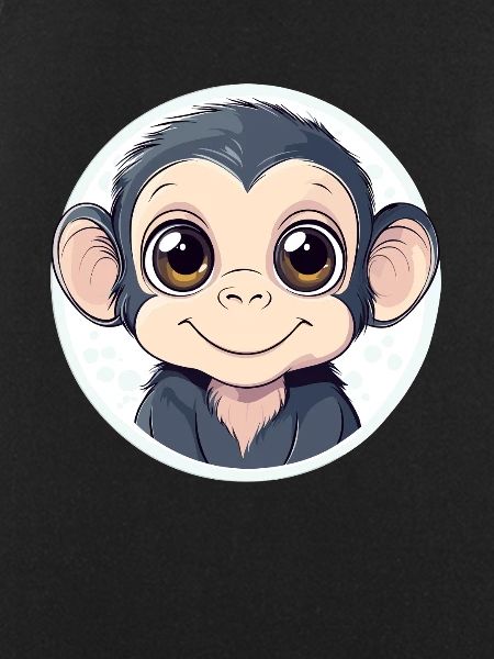 Funny baby monkey
