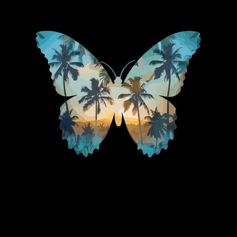 Papillon Palmier Aile