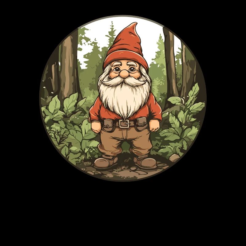 Les nains de forêt à la campagne