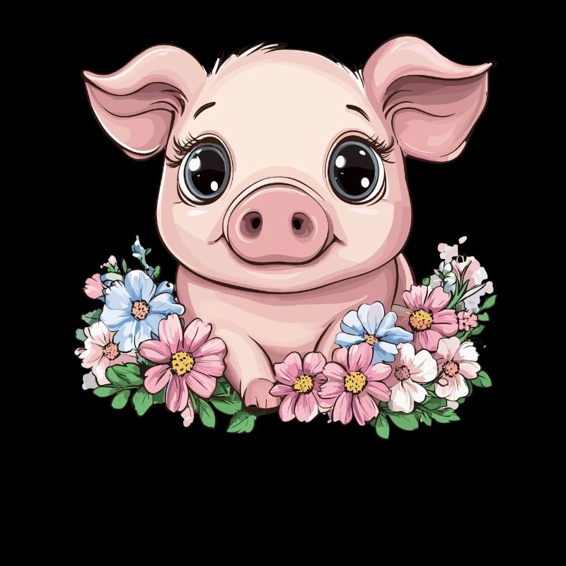 Cochon heureux