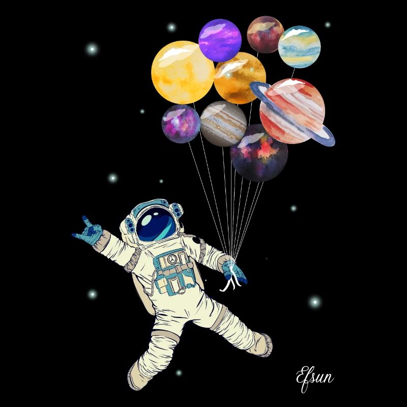 Astronaut Planeten