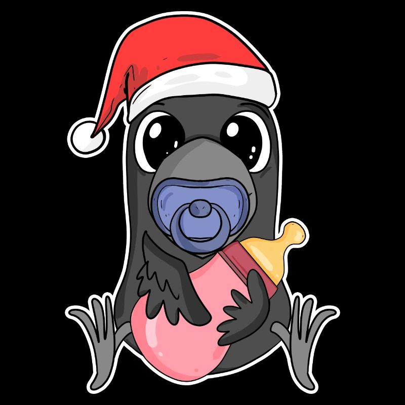 Noël Bébé Corbeau