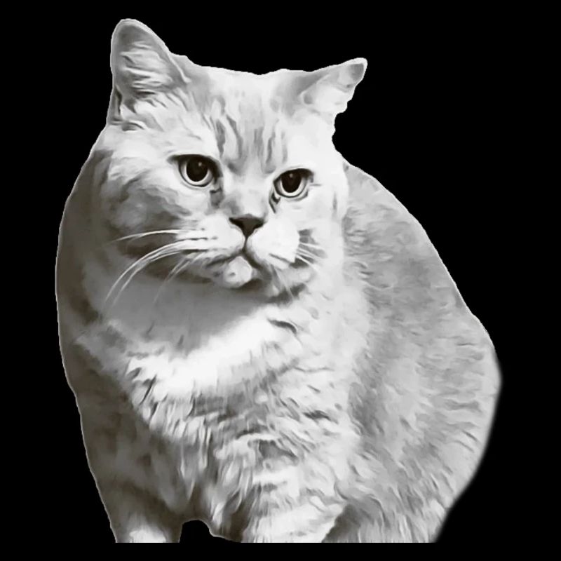 British Shorthair Chat Blanc Chat Chat Blanc Chaton
