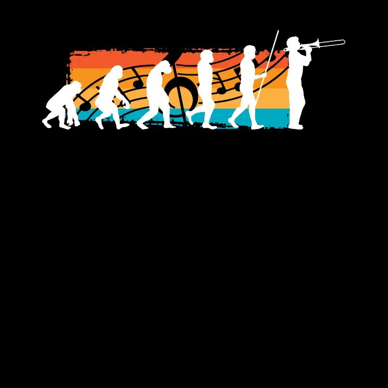 Evolution Posaune | Posaunist cooles Geschenk